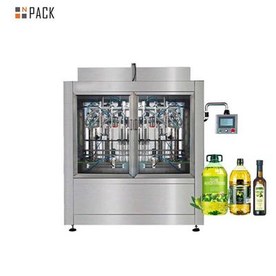 Npack اتوماتیک 2/4/6/8/10 سر خطی بطری روغن غذایی پرکننده روغن بسته بندی ماشین