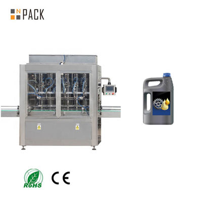 Npack اتوماتیک 5 گالن 2000bph-6000bph موتور روغن بطری پر کردن بسته بندی ماشین