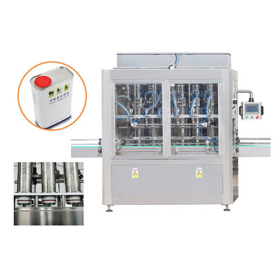 پاک کننده توالت خطی اتوماتیک Npack ضد عفونی کننده مواد شیمیایی کود مایع پرکننده چند اتاق تغذیه