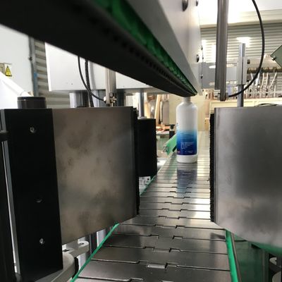 Npack کنترل PLC اتوماتیک دو طرفه برچسب گذاری ماشین برای بطری های پلاستیکی گرد و مربع