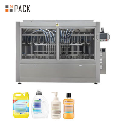 دستگاه پرکن بطری شیمیایی پمپ پیستونی 100 میلی لیتری-5000 میلی لیتری با کنترل PLC